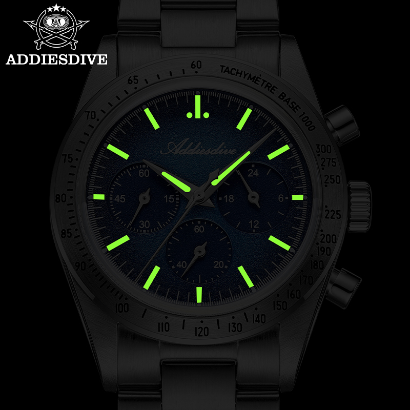 Luxury Watch Level - ADDIESDIVE AD2552 Japan 0S20 Chronograph Men's