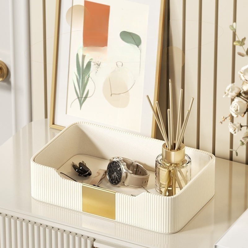 PU Leather Desk Tray - Multi-L - огляд і ціна Luxury Watch Level