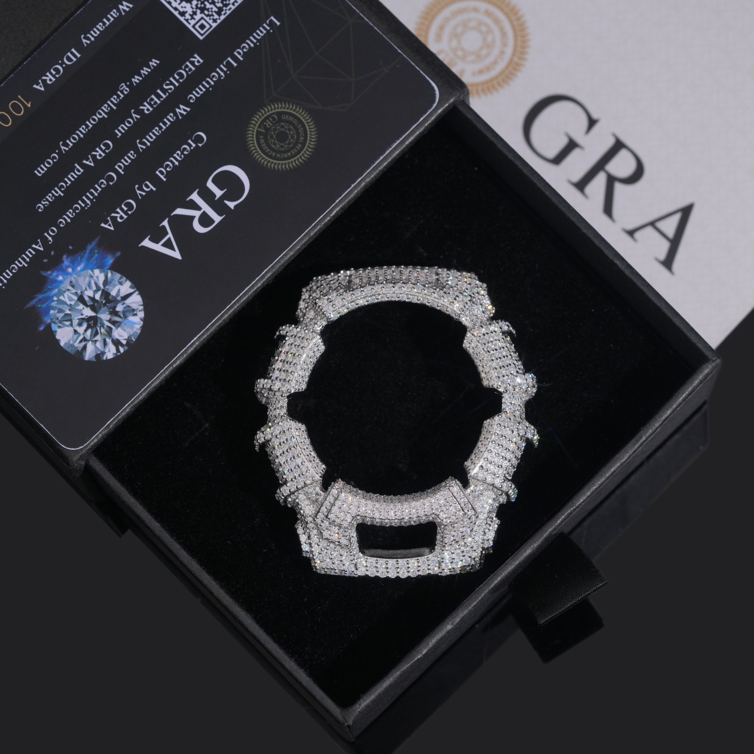 Iced-Out G-Shock Watch Case by - огляд і ціна Luxury Watch Level