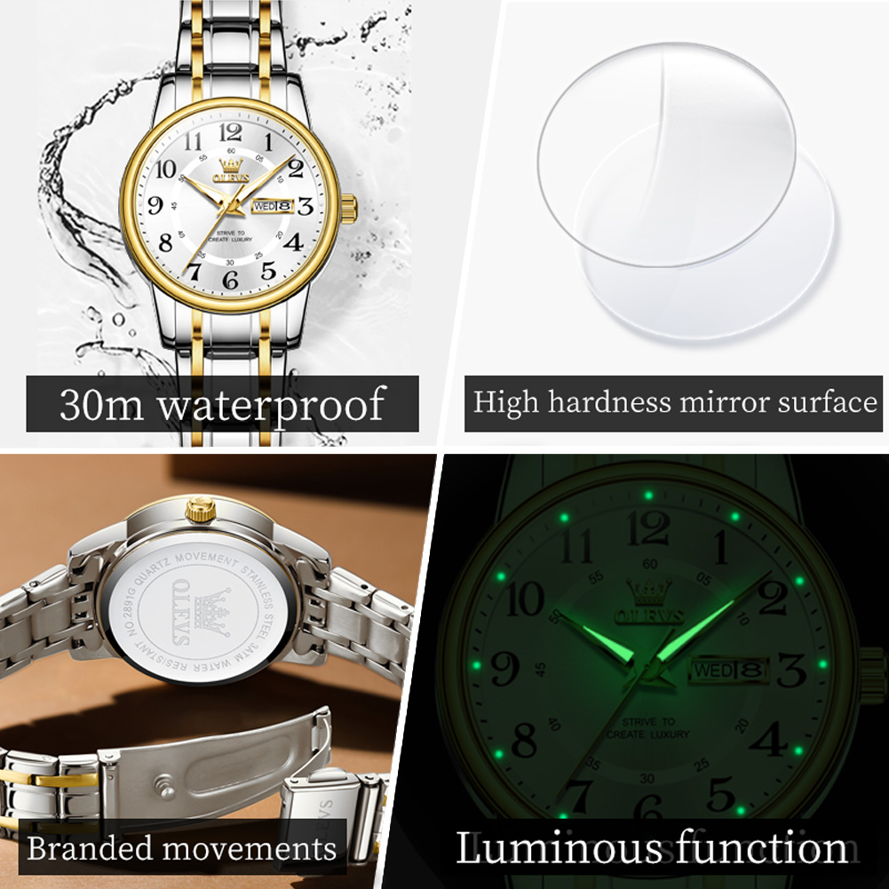 OLEVS 2891 Luxury Brand Fashio - огляд і ціна Luxury Watch Kit