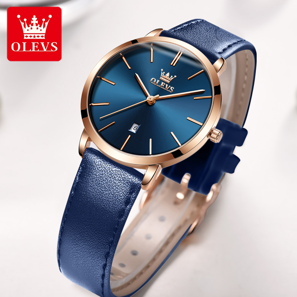 OLEVS Fashion Ultra Thin Women - огляд і ціна Luxury Watch Leather Strap