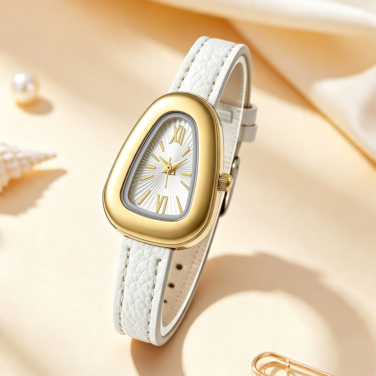 Irregular Oval Quartz Watches  - огляд і ціна Watch Triangle Luxury