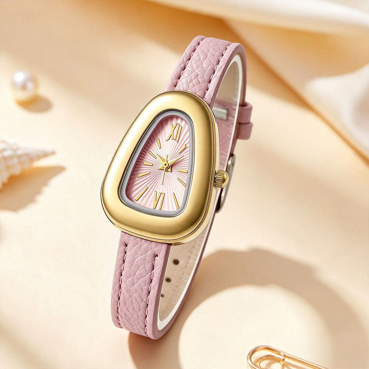 Irregular Oval Quartz Watches  - огляд і ціна Watch Triangle Luxury