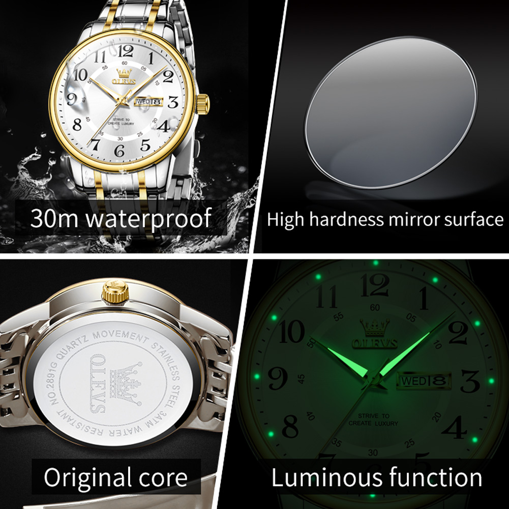 OLEVS Casual fashion men's wat - огляд і ціна Luxury Watch Brands