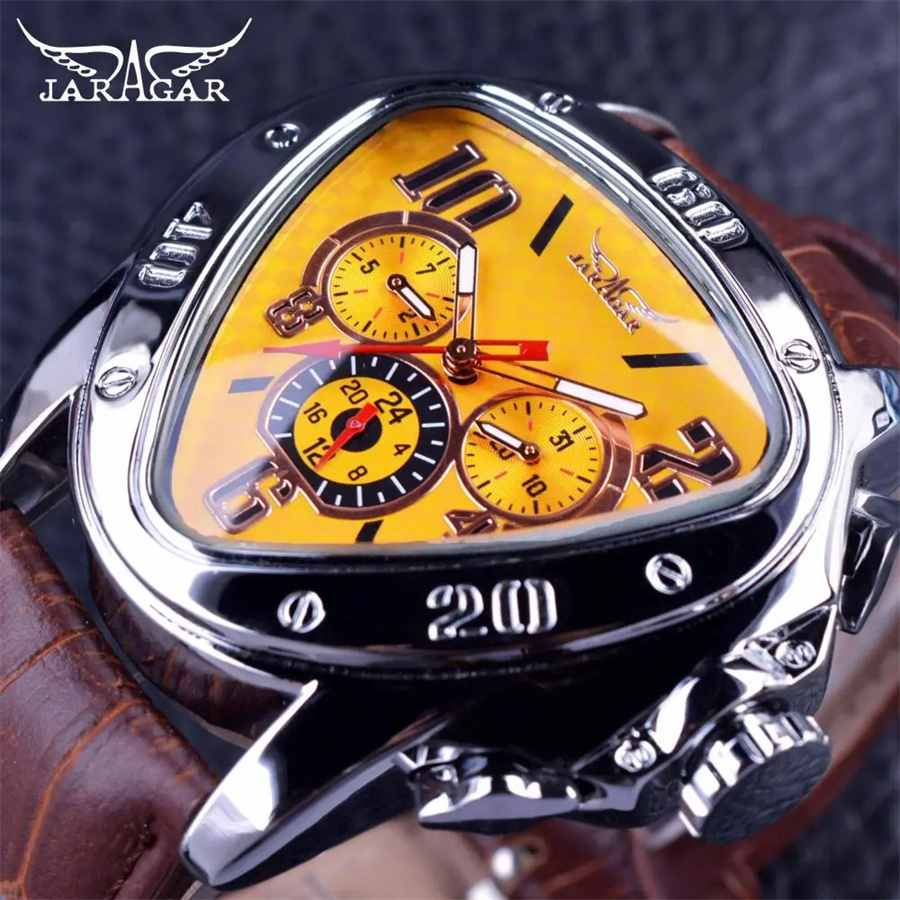 JARAGAR 951 Luxury Automatic M - огляд і ціна Watch Triangle Luxury