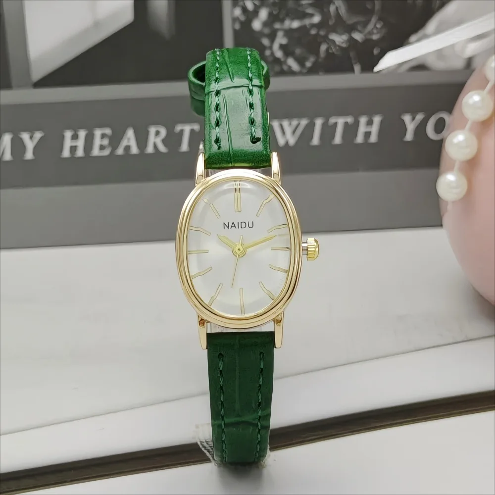 Fashion Brand Women Oval Dial  - огляд і ціна Luxury Watch Leather Strap
