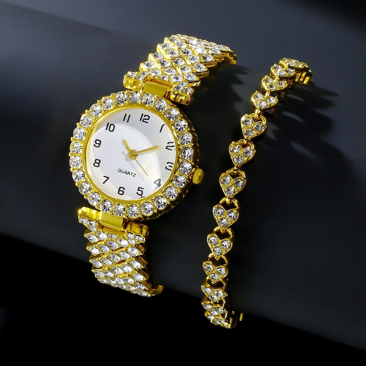 1pcs/2pcs Luxury Fashion Women - огляд і ціна Luxury Watch Kit