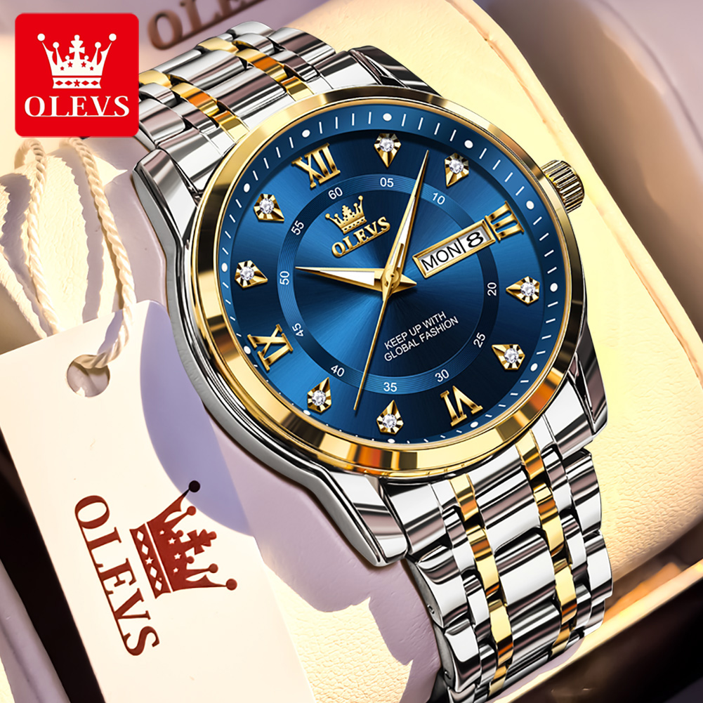 OLEVS Brand Fashion men's watc - огляд і ціна Luxury Watch Brands