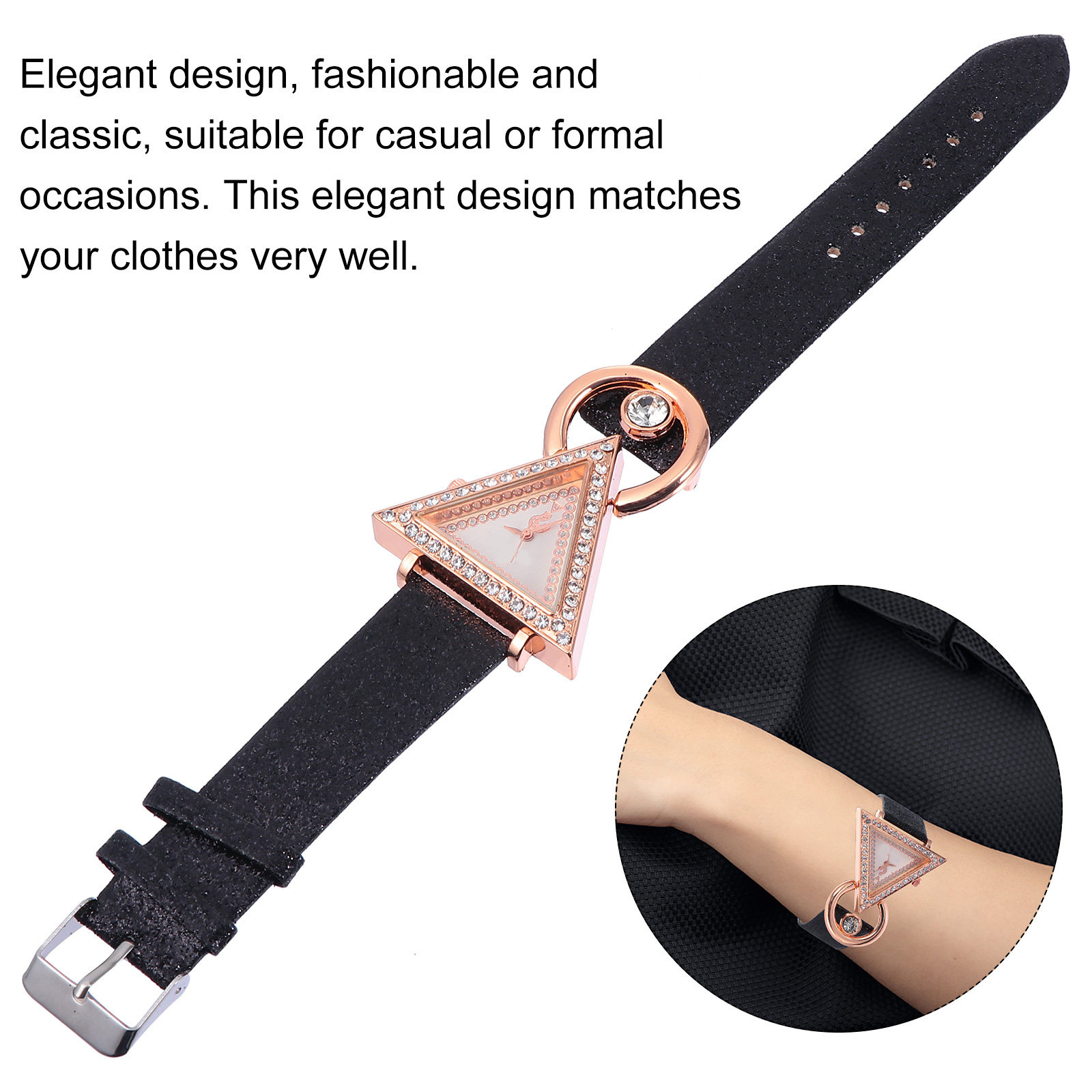 1Pcs Quartz Wrist Watch For Wa - огляд і ціна Watch Triangle Luxury
