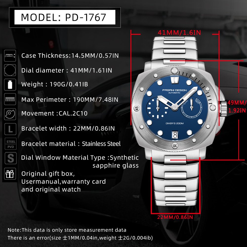 PAGANI DESIGN Top Brand Men's  - огляд і ціна Luxury Watch Brands