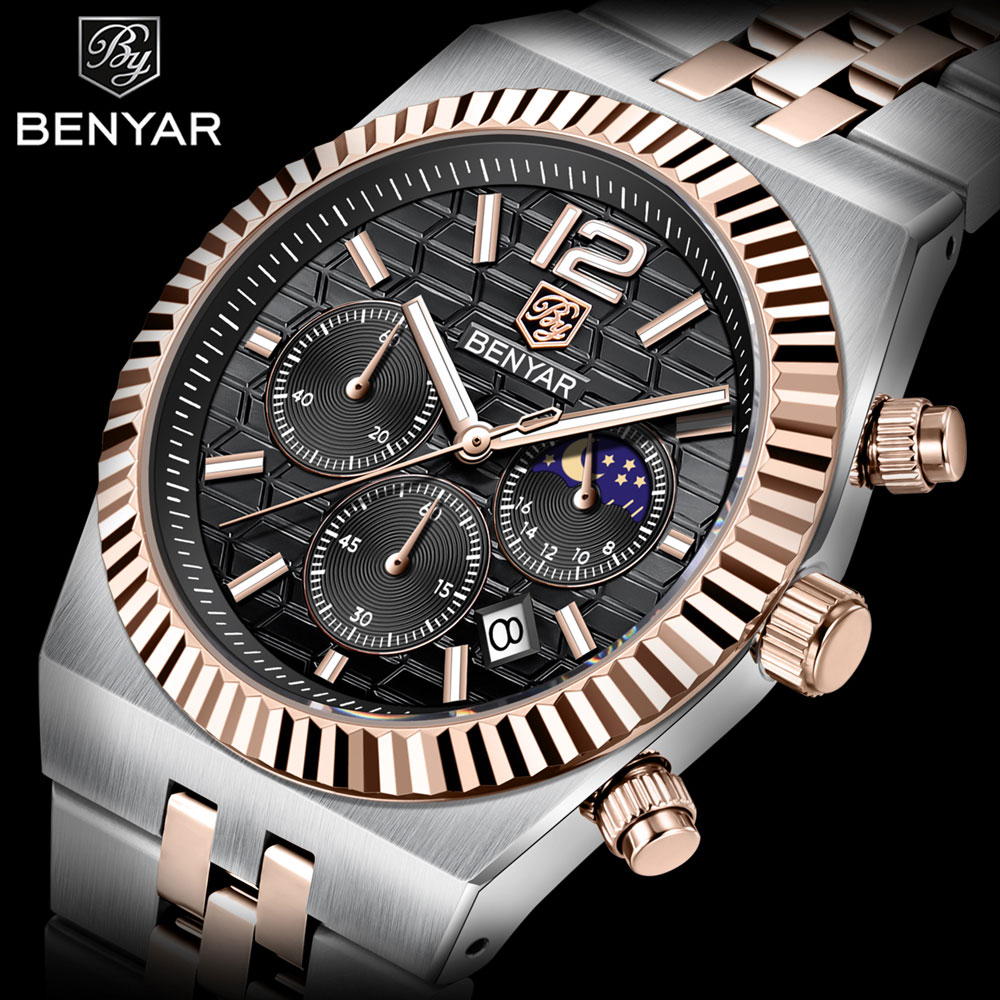BENYAR Chronograph 40mm Men's  - огляд і ціна Luxury Watch Brands