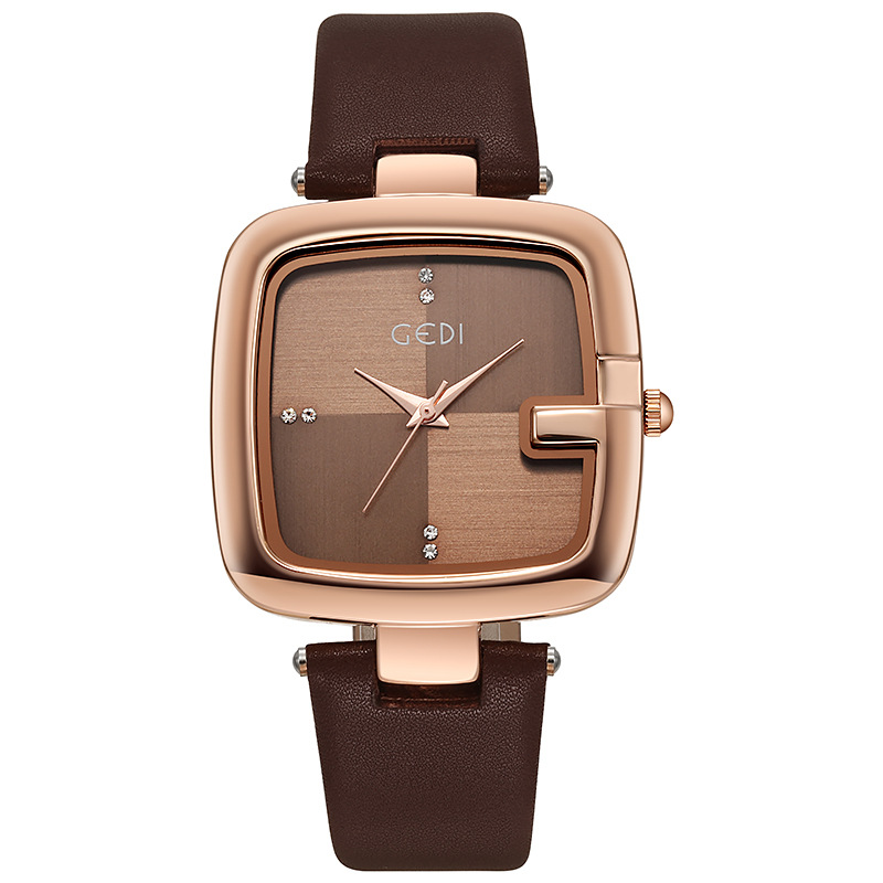 Fashion Gedi Top Brand Light L - огляд і ціна Luxury Watch Leather Strap