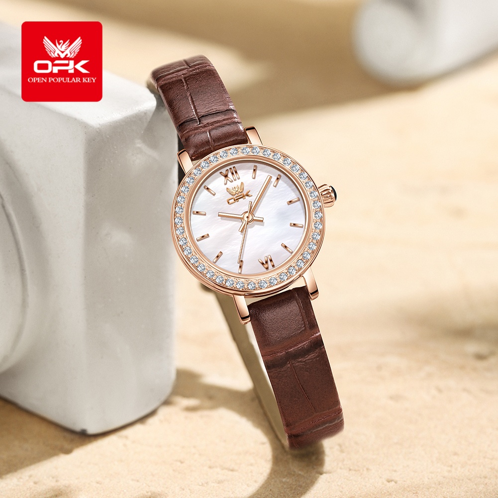 OPK 6063 Light Luxury Watch Wo - огляд і ціна Luxury Watch Leather Strap