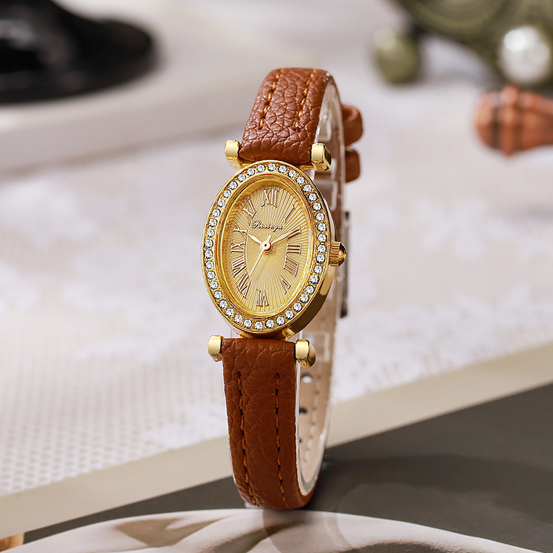 Luxury Watch Women Fashion Ova - огляд і ціна Luxury Watch Leather Strap