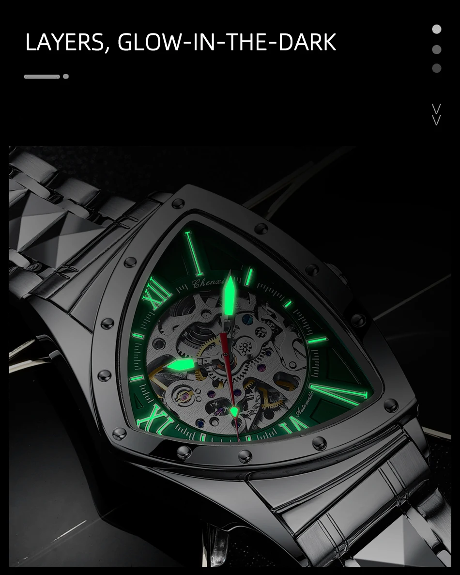 CHENXI Designer Luxury Fashion - огляд і ціна Watch Triangle Luxury